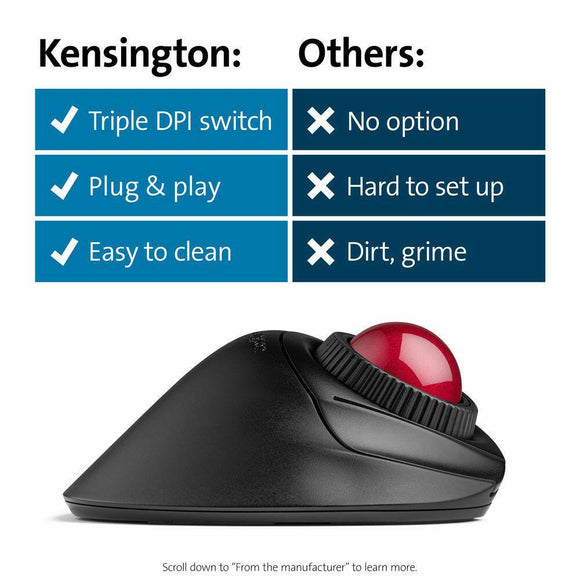 Ratón Inalámbrico Kensington K72363WW Negro - HAMISHOP07