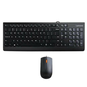 Teclado y Ratón Lenovo Negro Qwerty Español - HAMISHOP07