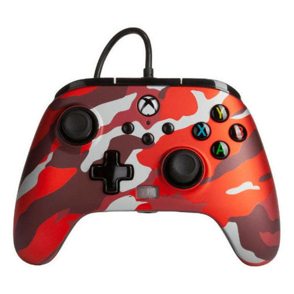 Mando Gaming XBOX ENHANCED WIRED METALL Rojo - HAMISHOP07