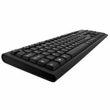 Teclado y Ratón V7 CKW200UK Negro Inglés QWERTY - HAMISHOP07