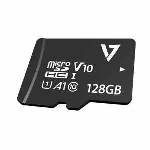 Tarjeta de Memoria Micro SD con Adaptador V7 VPMD128GU3 128 GB - HAMISHOP07