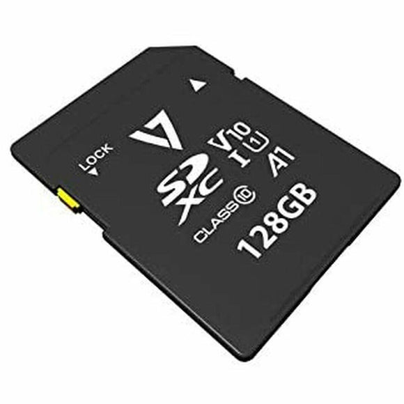 Tarjeta de Memoria Micro SD con Adaptador V7 VPSD128GV10U1 128 GB - HAMISHOP07