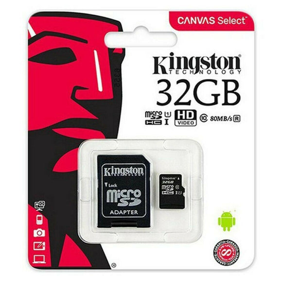 Tarjeta de Memoria Micro SD con Adaptador Kingston exFAT - HAMISHOP07