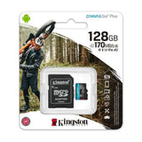 Tarjeta de Memoria Micro SD con Adaptador Kingston SDCG3 Negro - HAMISHOP07