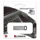 Memoria USB Kingston DataTraveler DTKN Plateado Memoria USB - HAMISHOP07