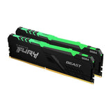 Memoria RAM RGB Kingston Fury Beast KF432C16BBAK2/32 32 GB DDR4 - HAMISHOP07