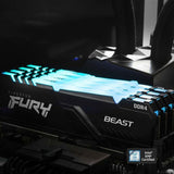 Memoria RAM Kingston Fury Beast KF432C16BB1AK2/32 32 GB DDR4 3200 MHz CL16 32 GB RGB - HAMISHOP07