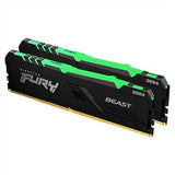 Memoria RAM Kingston Fury Beast KF432C16BB1AK2/32 32 GB DDR4 3200 MHz CL16 32 GB RGB - HAMISHOP07