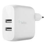 Cargador de Pared +Cable Lightning MFI Belkin WCD001VF1MWH Blanco 24 W - HAMISHOP07