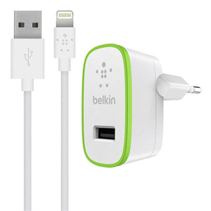 Cargador de Pared Belkin WCA002VF1MWH Blanco 12 W - HAMISHOP07