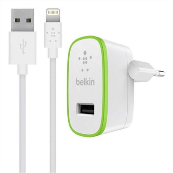 Cargador de Pared Belkin WCA002VF1MWH 12 W Blanco - HAMISHOP07