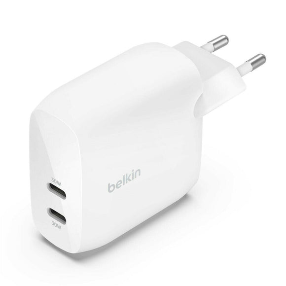 Cargador de Pared Belkin WCB010VFWH Blanco 60 W - HAMISHOP07