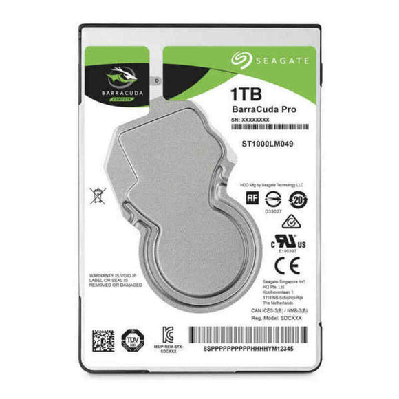 Disco Duro Seagate ST1000LM049 1TB 7200 rpm 3,5