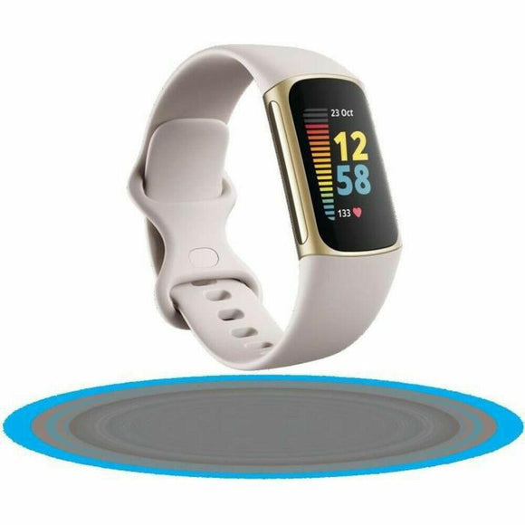 Pulsera de Actividad Fitbit Charge 5 Blanco Dorado (1) - HAMISHOP07