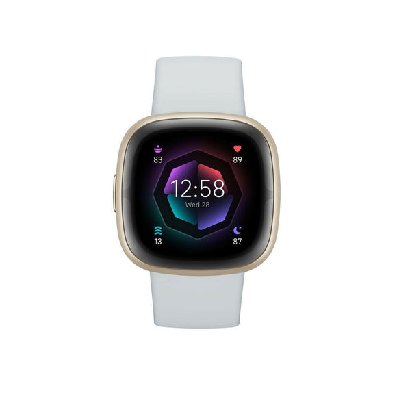 Smartwatch Fitbit Sense 2 Azul Blanco Dorado - HAMISHOP07