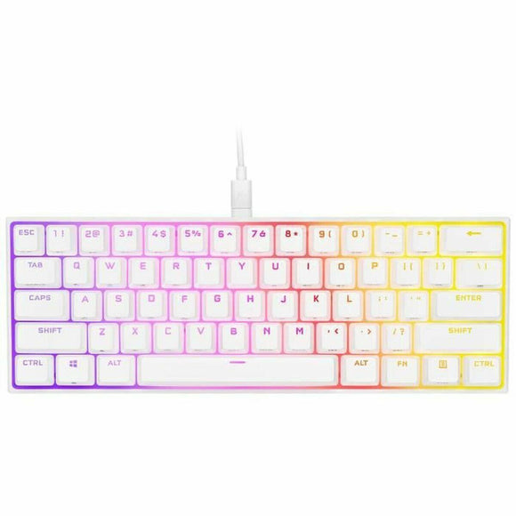 Teclado Corsair K65 RGB Mini Azerty Francés Negro - HAMISHOP07