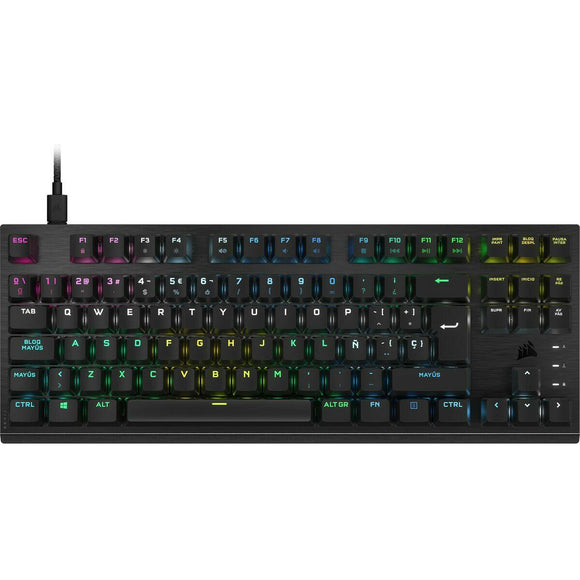 Teclado Gaming Corsair K60 PRO TKL Qwerty Español - HAMISHOP07