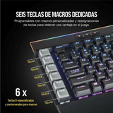 Teclado Corsair K95 RGB Platinum Qwerty Español Negro - HAMISHOP07