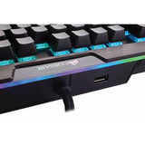 Teclado Corsair K95 RGB Platinum Qwerty Español Negro - HAMISHOP07