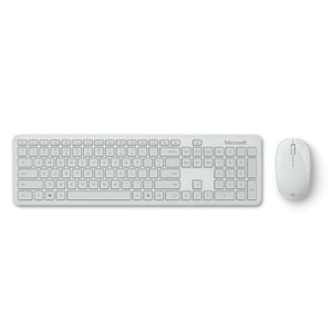 Ratón y Teclado Microsoft Bluetooth Desktop Bluetooth 4.0 Gris claro AZERTY Blanco Francés - HAMISHOP07