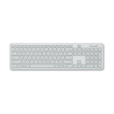 Ratón y Teclado Microsoft Bluetooth Desktop Bluetooth 4.0 Gris claro AZERTY Blanco Francés - HAMISHOP07