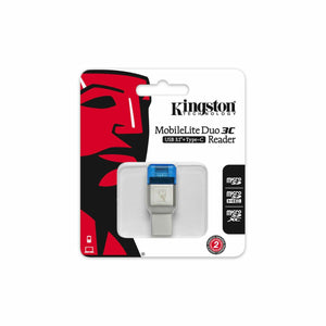 Lector de Tarjetas Kingston FCR-ML3C Gris - HAMISHOP07