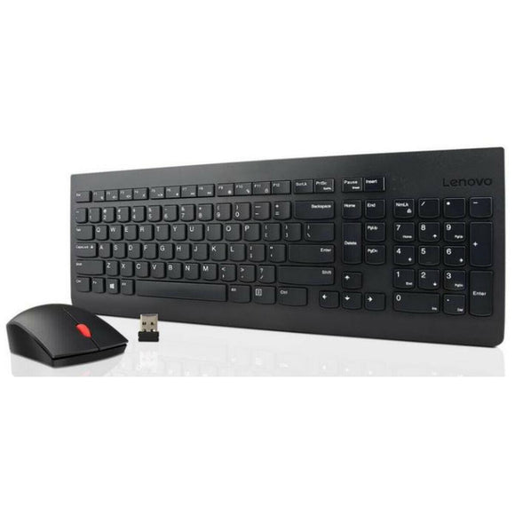 Teclado y Ratón Inalámbrico Lenovo 4X30M39490 Qwerty Español - HAMISHOP07