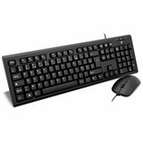 Teclado y Ratón V7 CKU200FR Negro Francés AZERTY - HAMISHOP07