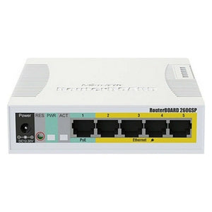 Switch de Sobremesa Mikrotik RB260GSP Blanco - HAMISHOP07