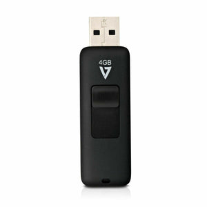 Tarjeta de Memoria Micro SD con Adaptador V7 VF24GAR-3E Negro 4 GB - HAMISHOP07