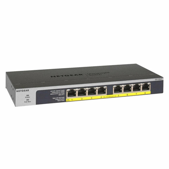 Switch Netgear GS108LP-100EUS RJ-45 - HAMISHOP07