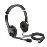 Auriculares con Micrófono Kensington Auriculares Hi-Fi USB con micrófono Negro - HAMISHOP07