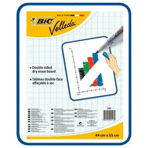 Pizarra blanca Bic Velleda 44 x 55 cm - HAMISHOP07