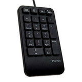 Teclado numérico V7 KP400-1E Negro - HAMISHOP07