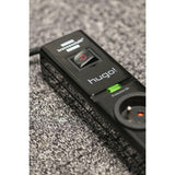 Regleta Enchufes 3 Tomas con Interruptor Brennenstuhl hugo! USB x 2 (2 m) - HAMISHOP07