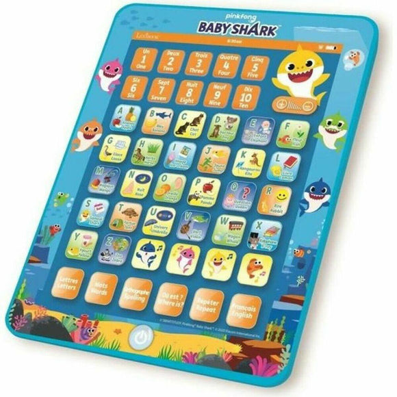 Tablet Interactiva Infantil Lexibook Baby Shark Bilingual - HAMISHOP07