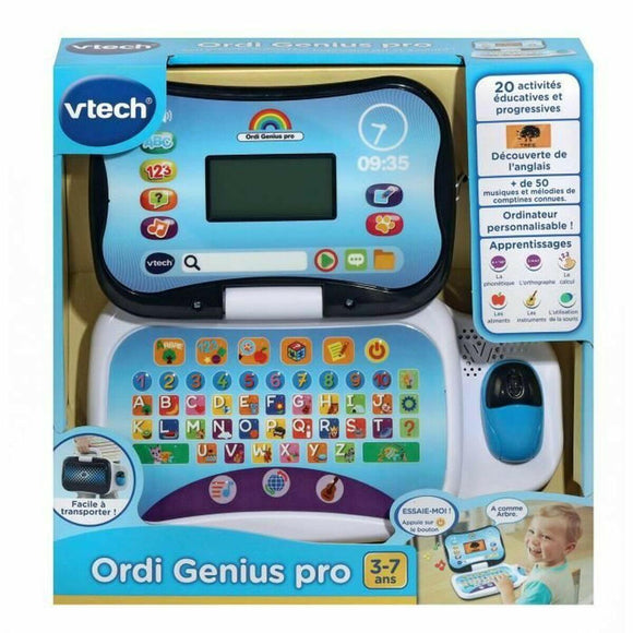 Juguete educativo Vtech Ordi Genius Pro Francés Inglés - HAMISHOP07