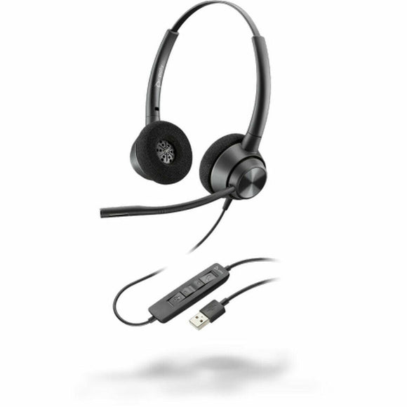 Auriculares con Micrófono Poly 214570-01 Negro - HAMISHOP07