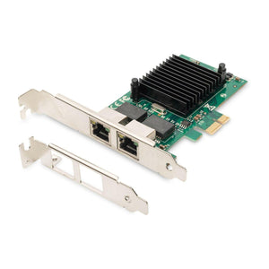 Tarjeta de Red Digitus DIGITUS Tarjeta PCI Express Gigabit Ethernet dual, 2 puertos - HAMISHOP07