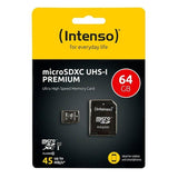 Tarjeta de Memoria Micro SD con Adaptador INTENSO 34234 UHS-I XC Premium Negro - HAMISHOP07