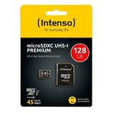 Tarjeta de Memoria Micro SD con Adaptador INTENSO 34234 UHS-I XC Premium Negro - HAMISHOP07