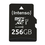 Tarjeta de Memoria Micro SD con Adaptador INTENSO 3423492 256 GB Negro - HAMISHOP07