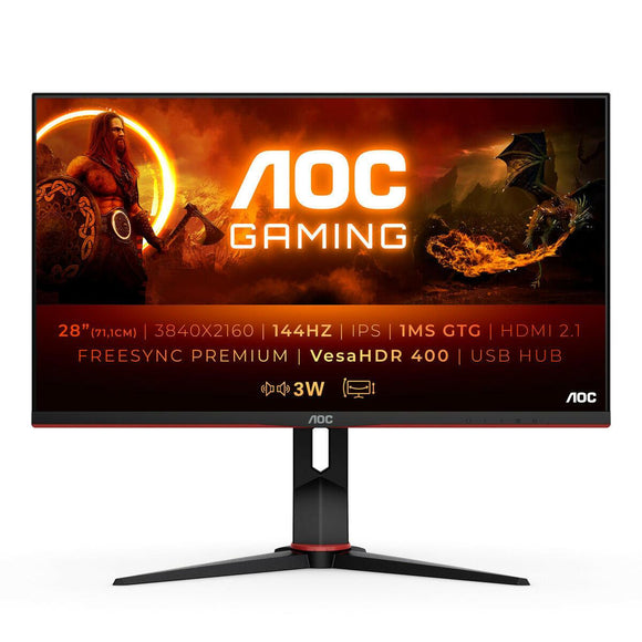 Monitor Gaming AOC U28G2XU2/BK 28