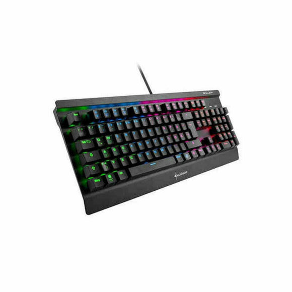 Teclado Gaming Sharkoon SKILLER MECH SGK3 RGB Negro Multicolor Qwerty Español - HAMISHOP07