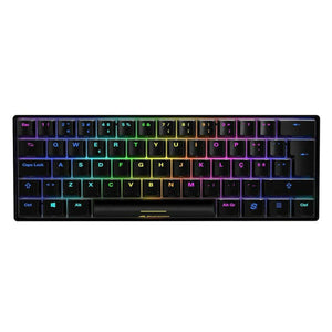 Teclado Sharkoon SGK50 S4 Qwerty Español Negro - HAMISHOP07