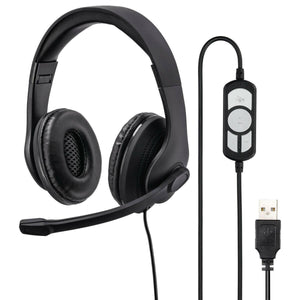 Auriculares Hama HS-USB300 Negro - HAMISHOP07