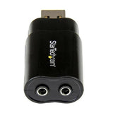 Tarjeta de Sonido Externa USB Startech ICUSBAUDIOB Negro - HAMISHOP07