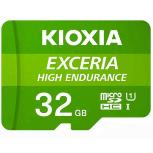 Tarjeta de Memoria Micro SD con Adaptador Kioxia Exceria High Endurance Clase 10 UHS-I U3 Verde - HAMISHOP07