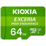 Tarjeta de Memoria Micro SD con Adaptador Kioxia Exceria High Endurance Clase 10 UHS-I U3 Verde - HAMISHOP07