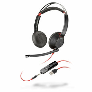 Auriculares con Micrófono Poly BLACKWIRE 5220 Negro - HAMISHOP07